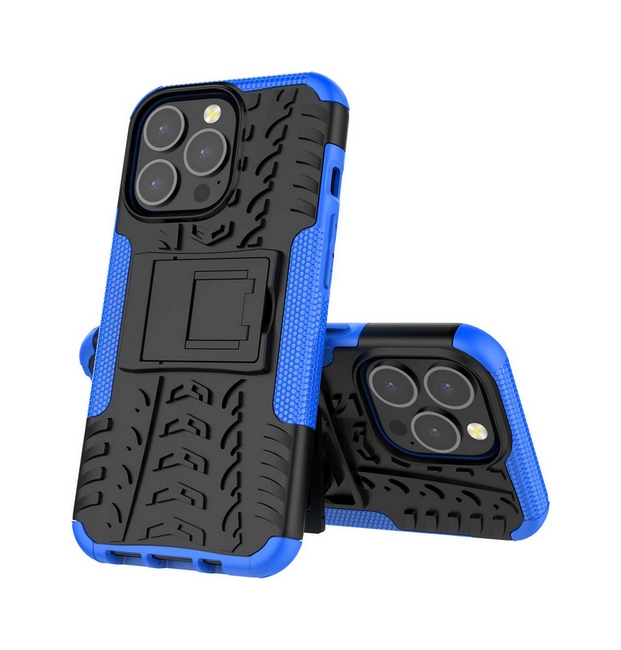 Ultra odolný zadní kryt na iPhone 13 Pro Max modrý