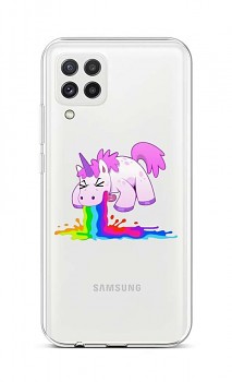 Zadní silikonový kryt na Samsung A22 Rainbow Splash