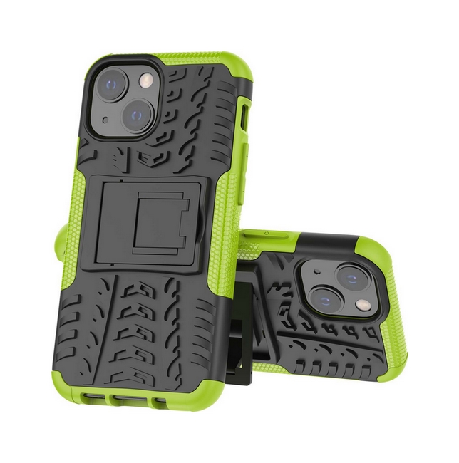 Levně Kryt TopQ iPhone 13 mini ultra odolný zelený 65256 (pouzdro neboli obal iPhone 13 mini)