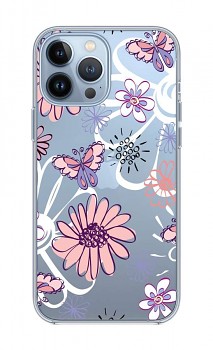 Zadní silikonový kryt na iPhone 13 Pro Max Flowers 