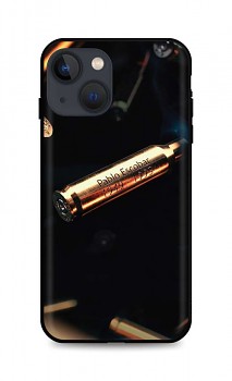 Zadní silikonový kryt DARK na iPhone 13 mini Pablo Escobar Bullet