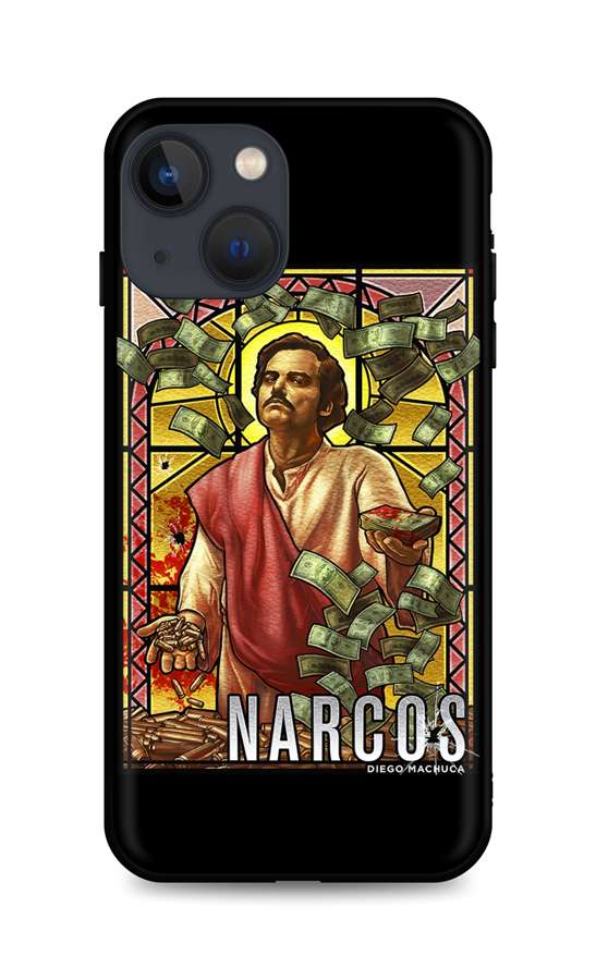Levně Kryt TopQ iPhone 13 mini silikon Narcos 65391 (pouzdro neboli obal na mobil iPhone 13 mini)
