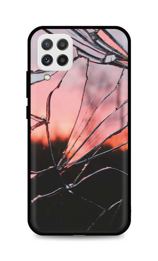 Levně Kryt TopQ LUXURY Samsung A22 pevný Pink Broken 65420 (pouzdro neboli obal na mobil Samsung A22)