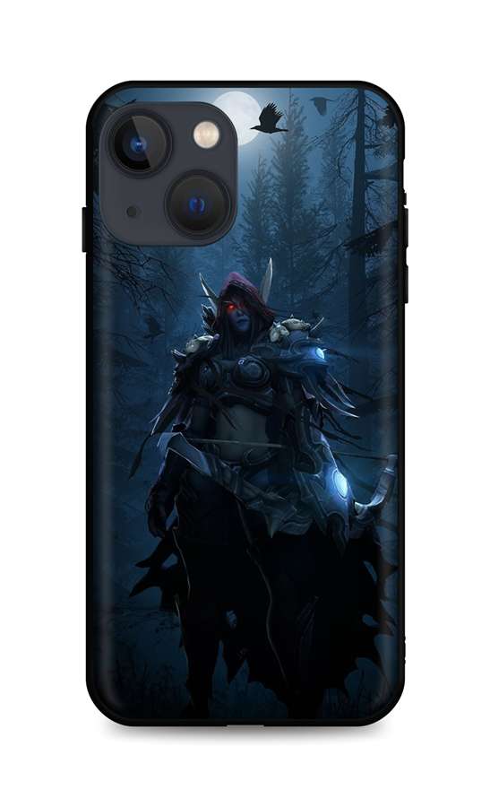 Zadní silikonový kryt DARK na iPhone 13 mini Player Hero