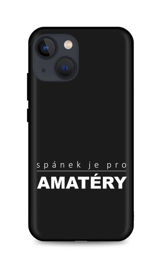 Levně Kryt TopQ iPhone 13 mini silikon Bez spánku 65481 (pouzdro neboli obal na mobil iPhone 13 mini)