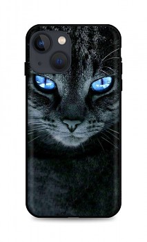 Zadní silikonový kryt DARK na iPhone 13 mini Dark Cat
