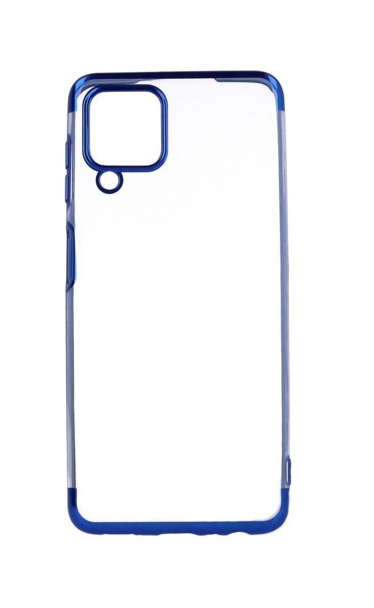 Levně Kryt TopQ Frame Samsung A22 silikon modrý 65590 (pouzdro neboli obal na mobil Samsung A22)