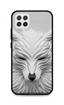 Zadní pevný kryt LUXURY na Samsung A22 Bílý vlk