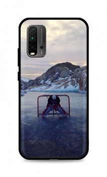 Zadní silikonový kryt DARK na Xiaomi Redmi 9T Hockey Goalie