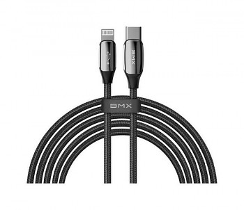 Datový kabel Baseus BMX SEQUINS MFi USB-C - Lightning černý