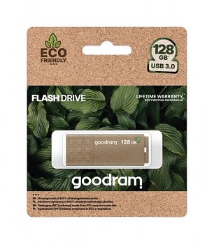 Flash disk GOODRAM UME3 128GB USB 3.0 Eco Friendly hnědý