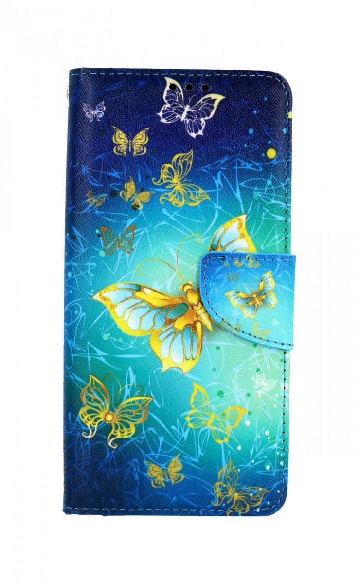Knížkové pouzdro na Xiaomi Redmi 9T Obloha s motýlky
