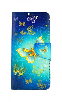 Knížkové pouzdro na Samsung A22 5G Obloha s motýlky