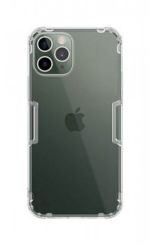 Zadní silikonový kryt Nillkin na iPhone 12 Pro Max průhledný
