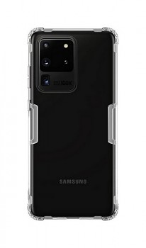 Zadní silikonový kryt Nillkin na Samsung S20 Ultra 5G průhledný