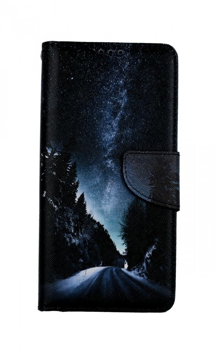 Knížkové pouzdro na Samsung A22 5G Zimní cesta
