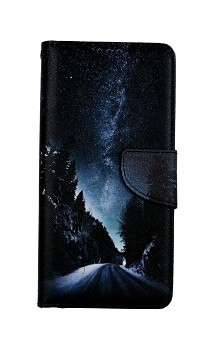 Knížkové pouzdro na Samsung A22 5G Zimní cesta