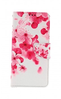 Knížkové pouzdro na Samsung A22 Růžové kvítky