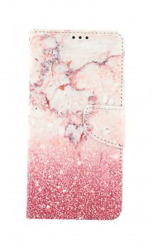 Knížkové pouzdro na Samsung A22 Růžový mramor