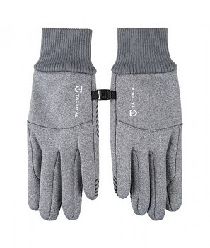 Dotykové rukavice pro mobilní telefon Tactical šedé L - XL
