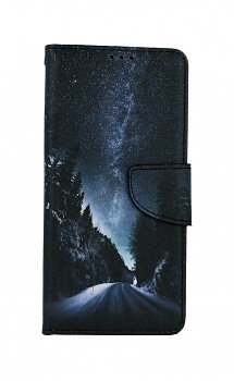 Knížkové pouzdro na Samsung A22 Zimní cesta
