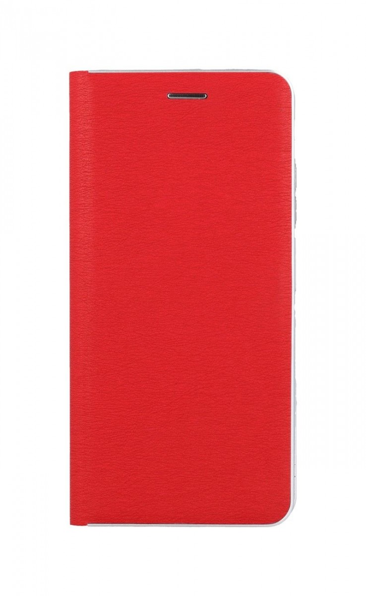 Knížkové pouzdro Frocell Luna Book na Xiaomi Redmi 9T červeno-stříbrné