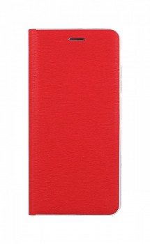 Knížkové pouzdro Frocell Luna Book na Xiaomi Redmi 9T červeno-stříbrné