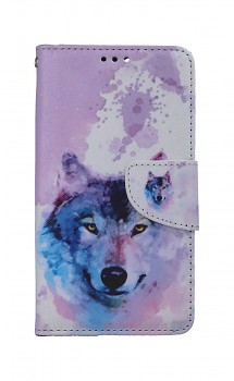 Knížkové pouzdro na iPhone 13 Polární vlk