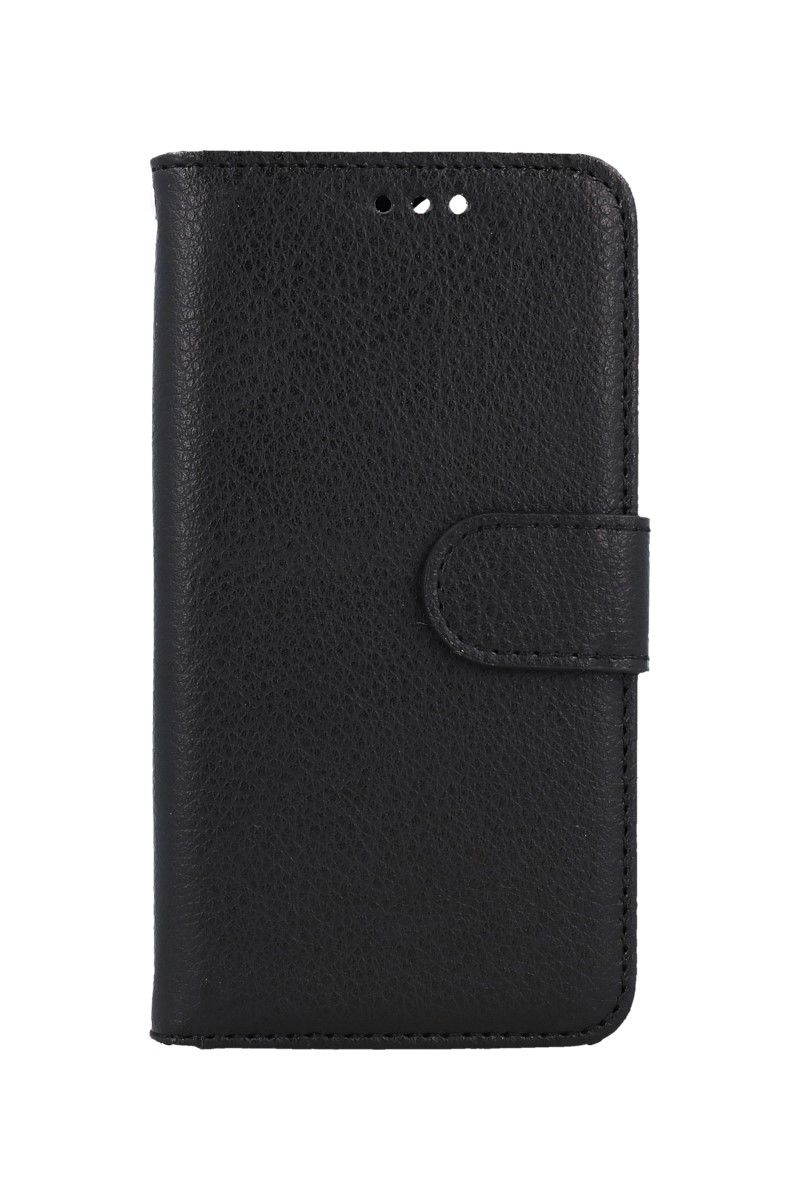 Levně Pouzdro TopQ iPhone 13 knížkové černé s přezkou 66372 (obal neboli kryt iPhone 13)