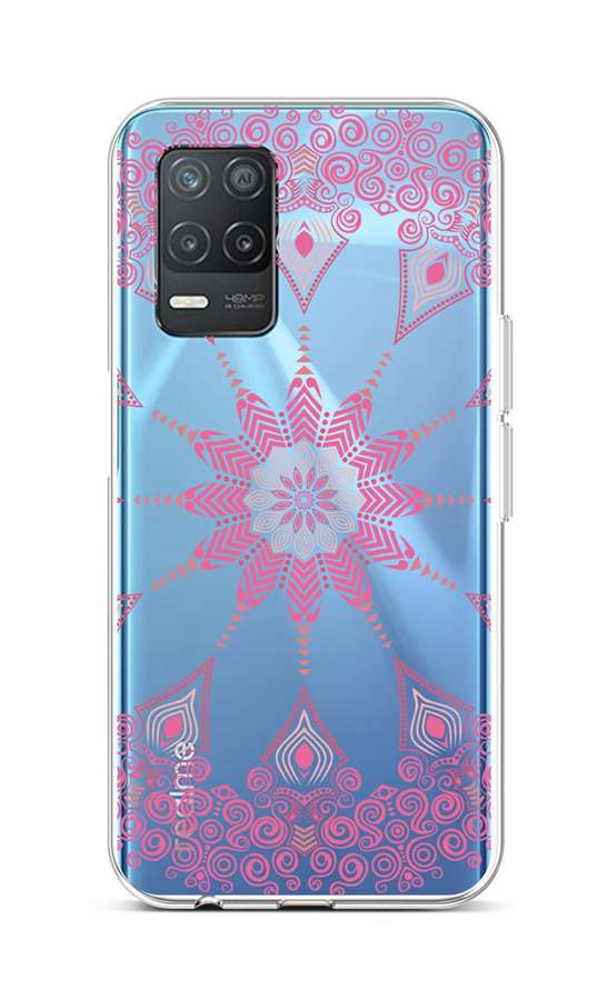 Zadní silikonový kryt na Realme 8 5G Pink Mandala