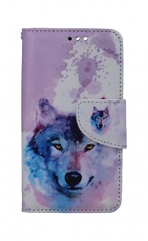 Knížkové pouzdro na iPhone 13 mini Polární vlk