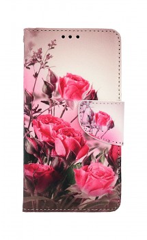 Knížkové pouzdro na iPhone 13 mini Romantické růže 