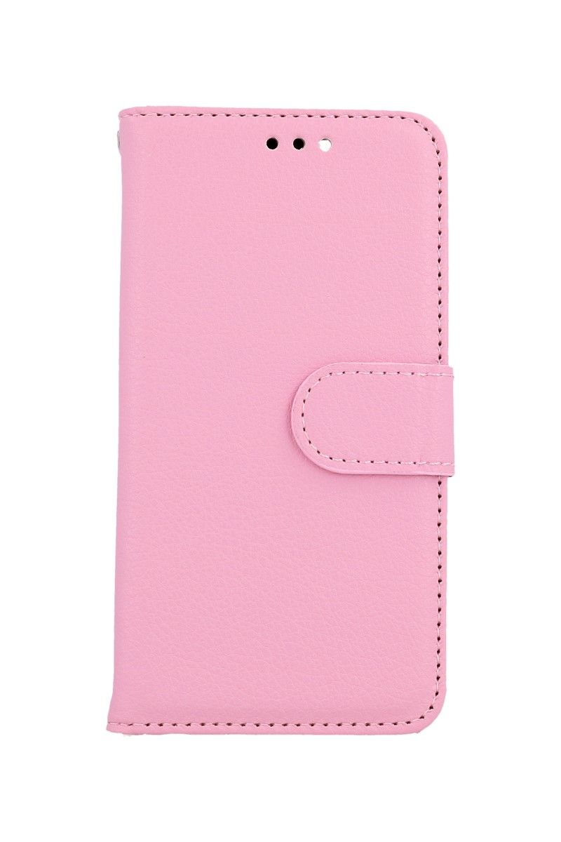 Levně Pouzdro TopQ iPhone 13 mini knížkové světle růžové s přezkou 66440 (obal neboli kryt iPhone 13 mini)