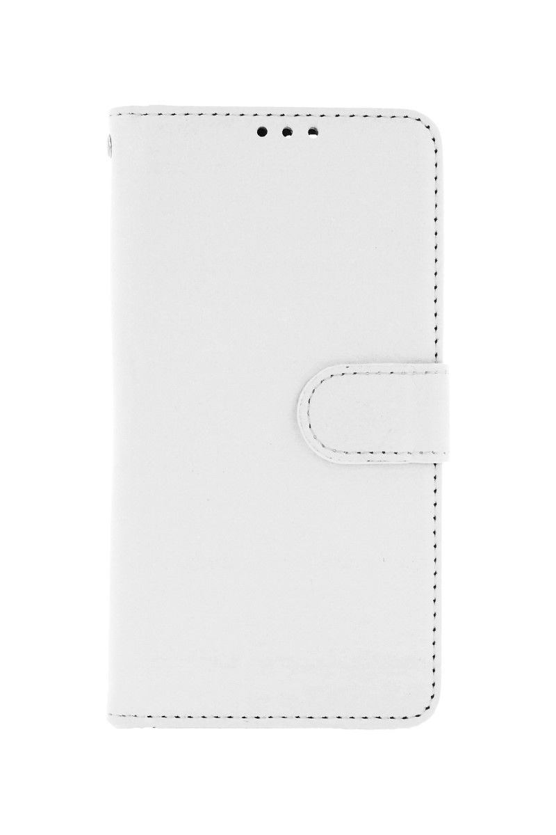 Levně Pouzdro TopQ iPhone 13 Pro knížkové bílé s přezkou 66446 (obal neboli kryt iPhone 13 Pro)
