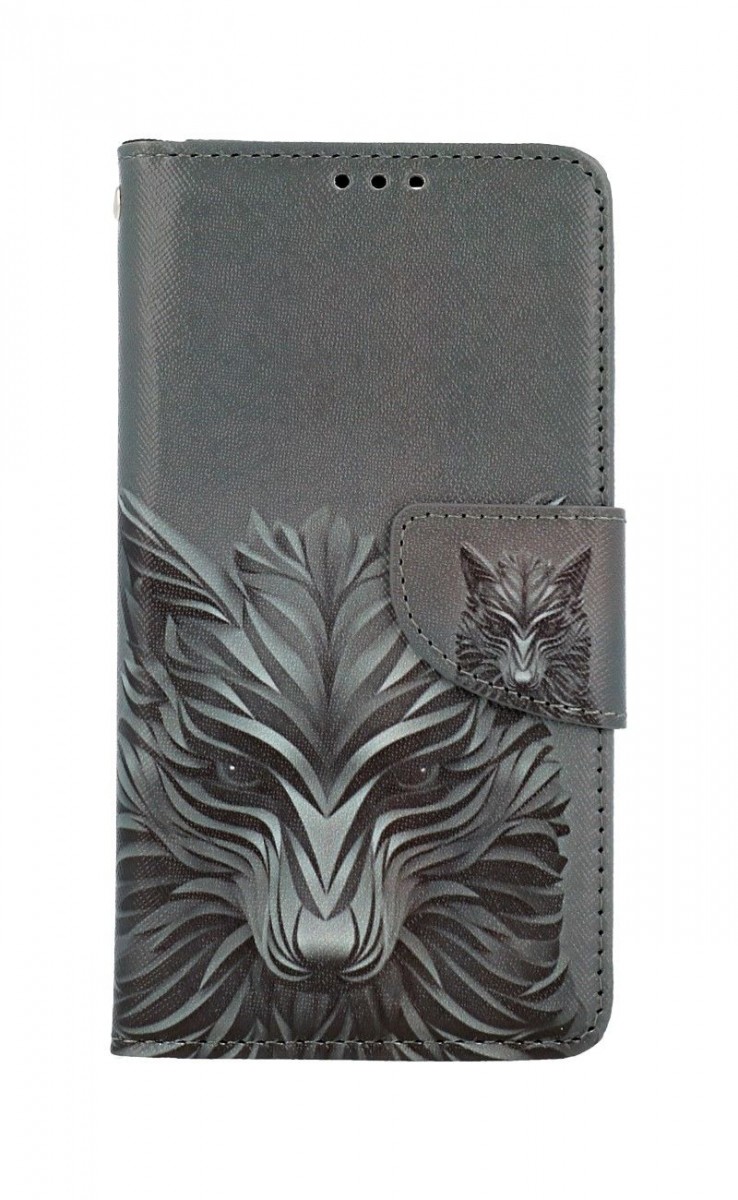 Levně Pouzdro TopQ iPhone 13 Pro knížkové Vlk 66455 (kryt neboli obal na mobil iPhone 13 Pro)