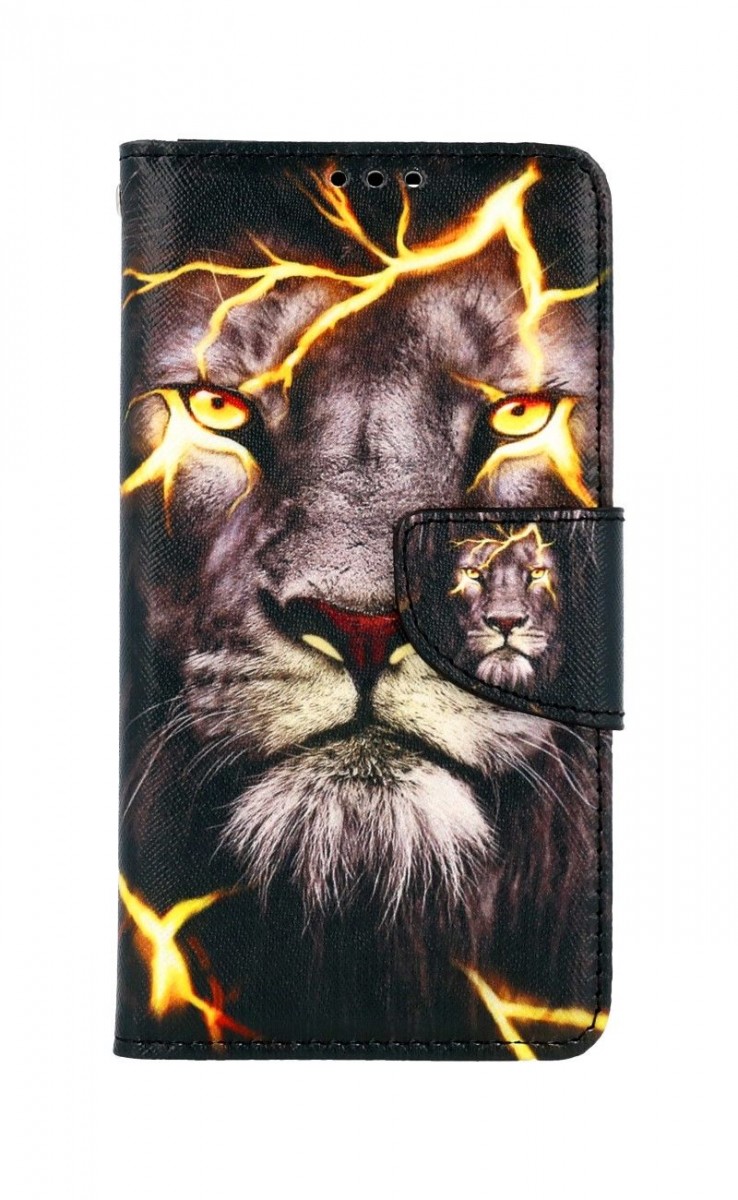 Levně Pouzdro TopQ iPhone 13 Pro Max knížkové Magický lev 66490 (kryt neboli obal na mobil iPhone 13 Pro Max)