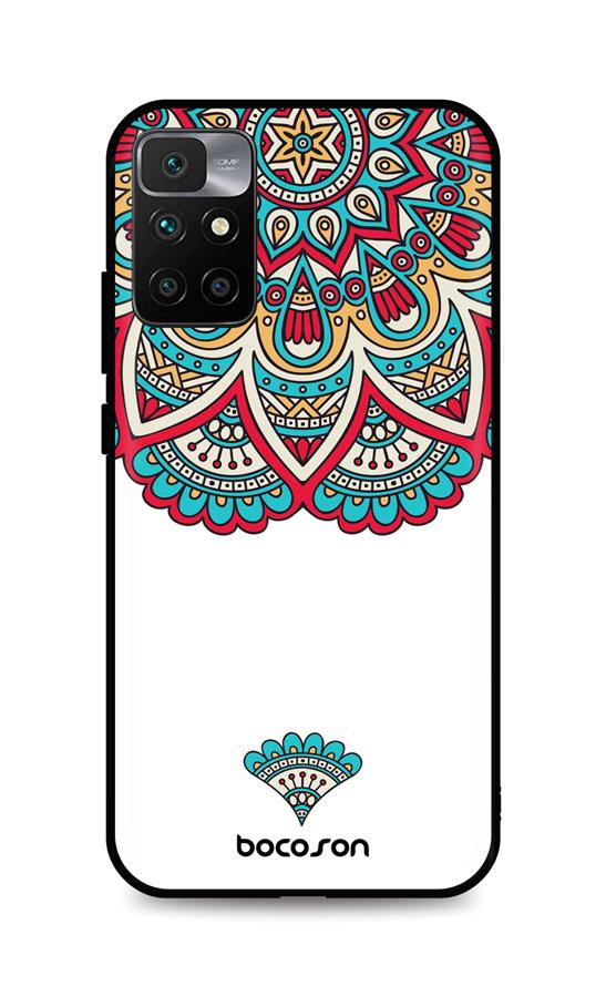 Zadní 3D silikonový kryt na Xiaomi Redmi 10 Barevný motiv