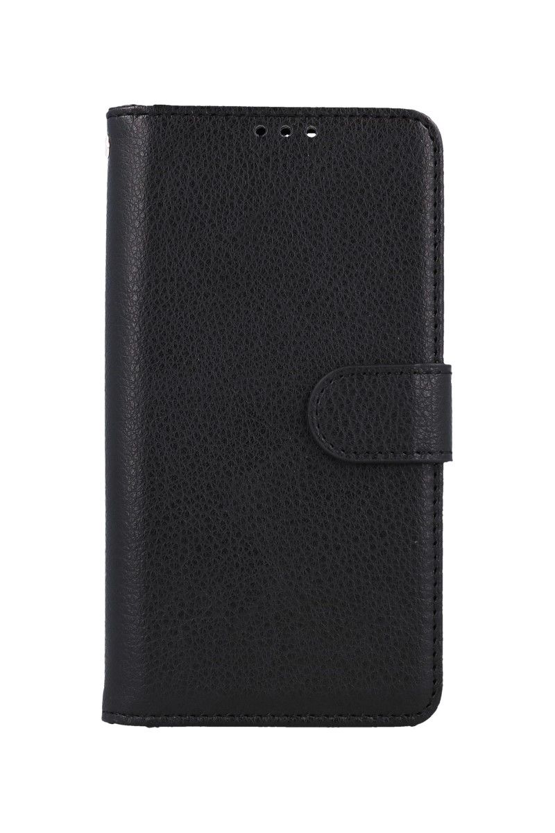 Knížkové pouzdro na iPhone 13 Pro Max černé s přezkou