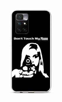 Zadní silikonový kryt na Xiaomi Redmi 10 Don't Touch Gun