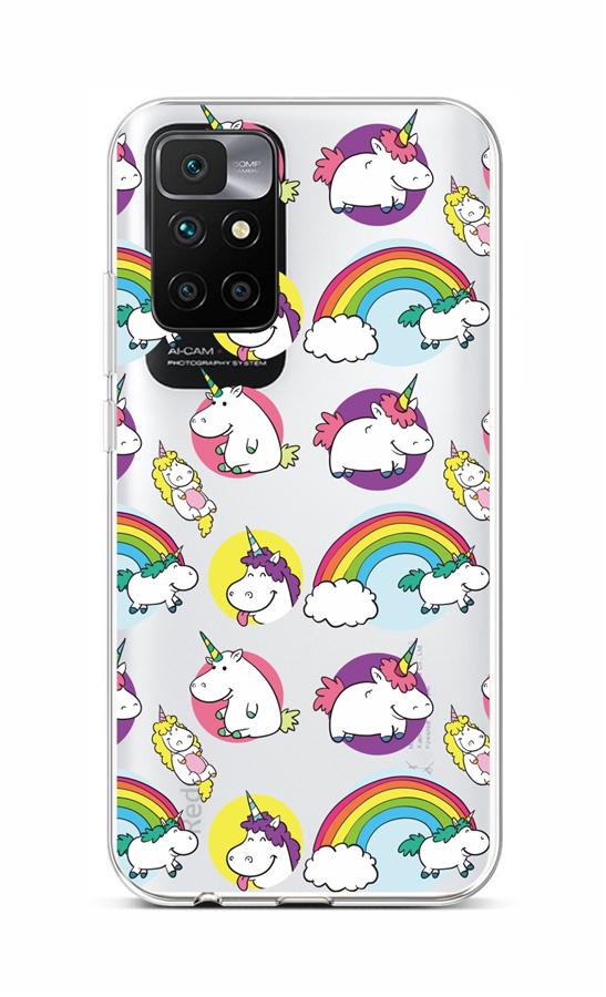 Levně Kryt TopQ Xiaomi Redmi 10 silikon Chunky Unicorns 66519 (pouzdro neboli obal na mobil Xiaomi Redmi 10)