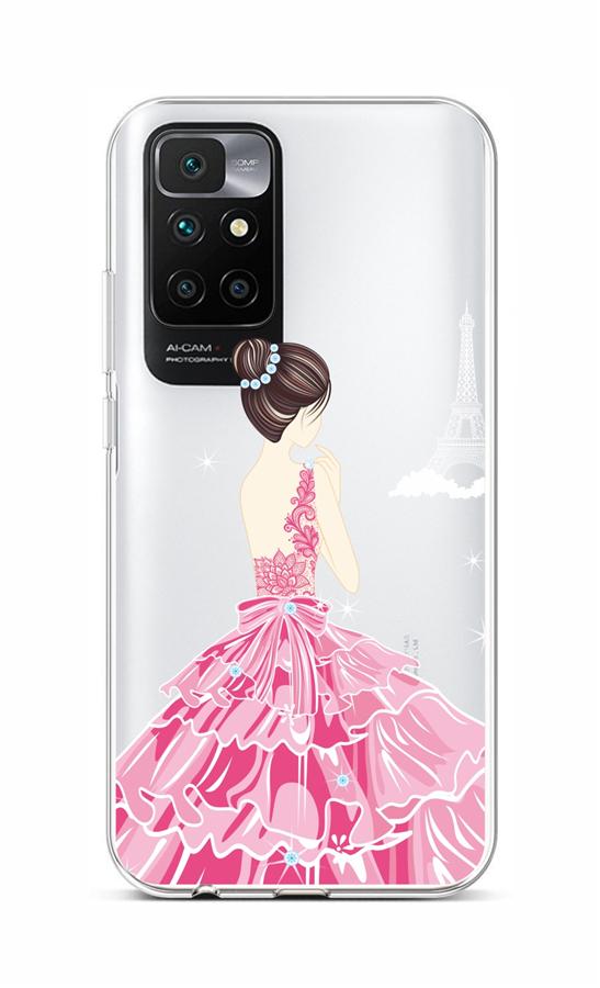 Levně Kryt TopQ Xiaomi Redmi 10 silikon Pink Princess 66541 (pouzdro neboli obal na mobil Xiaomi Redmi 10)