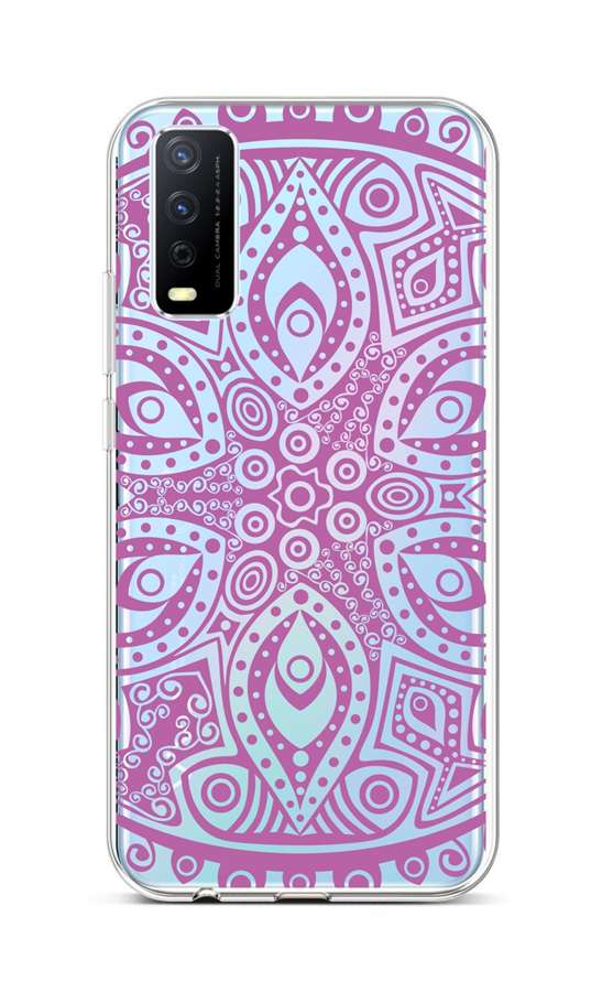 Levně Kryt TopQ Vivo Y11s silikon Violet Mandala 66598 (pouzdro neboli obal na mobil Vivo Y11s)