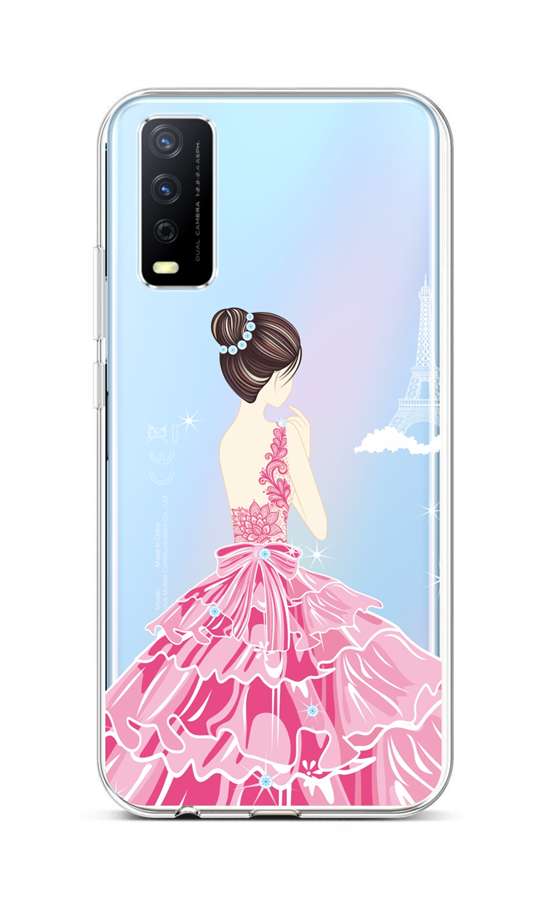 Levně Kryt TopQ Vivo Y11s silikon Pink Princess 66615 (pouzdro neboli obal na mobil Vivo Y11s)