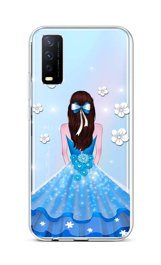 Levně Kryt TopQ Vivo Y11s silikon Blue Princess 66616 (pouzdro neboli obal na mobil Vivo Y11s)