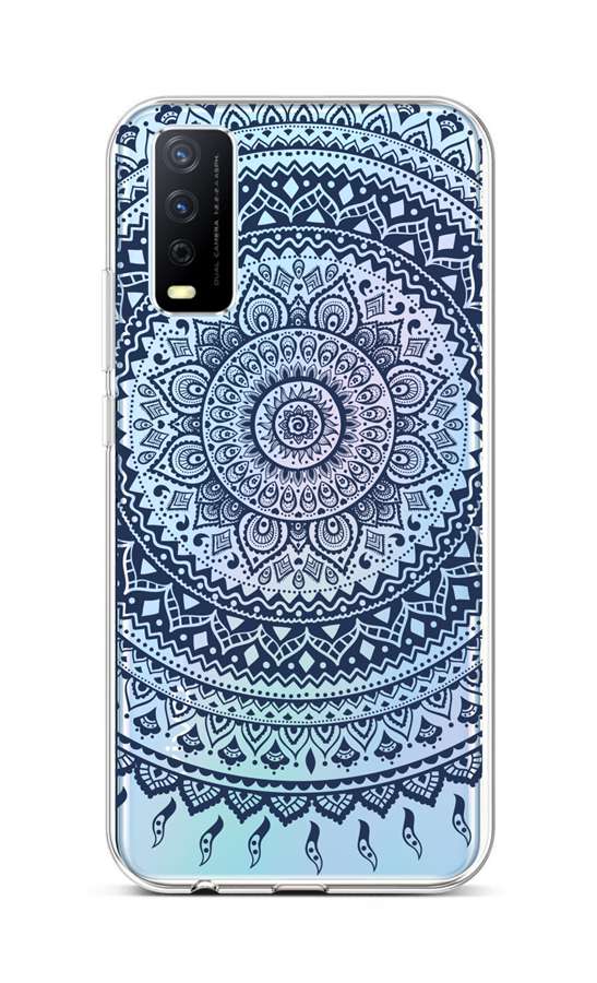Levně Kryt TopQ Vivo Y11s silikon Navy Mandala 66625 (pouzdro neboli obal na mobil Vivo Y11s)