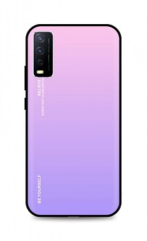 Zadní pevný kryt LUXURY na Vivo Y11s duhový růžový