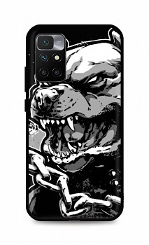 Zadní silikonový kryt DARK na Xiaomi Redmi 10 Agressive Pitbull