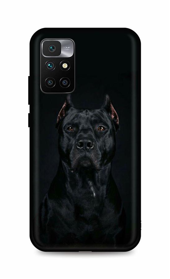 Zadní silikonový kryt DARK na Xiaomi Redmi 10 Dark Pitbull
