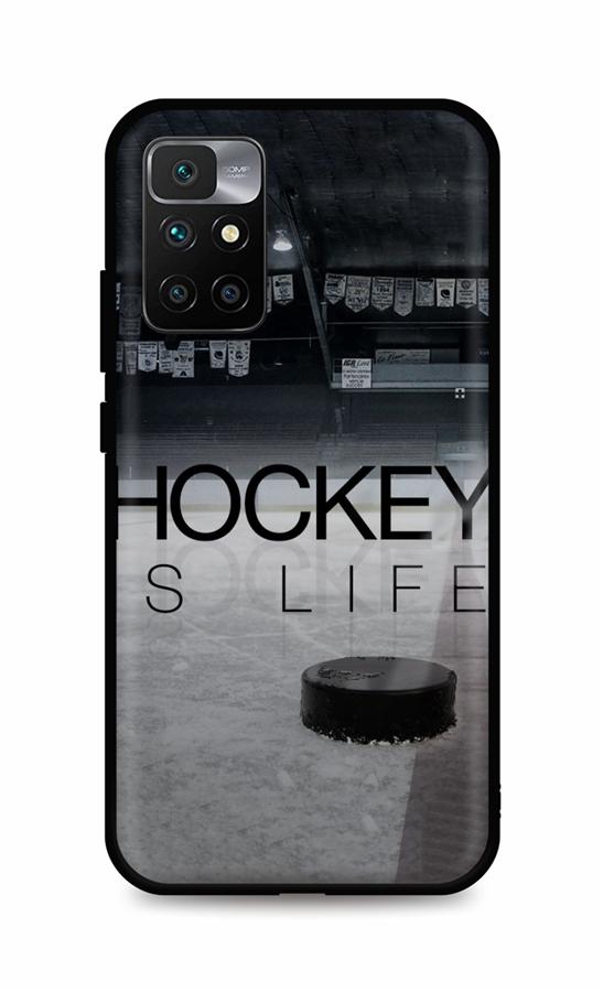Levně Kryt TopQ Xiaomi Redmi 10 silikon Hockey Is Life 66676 (pouzdro neboli obal na mobil Xiaomi Redmi 10)
