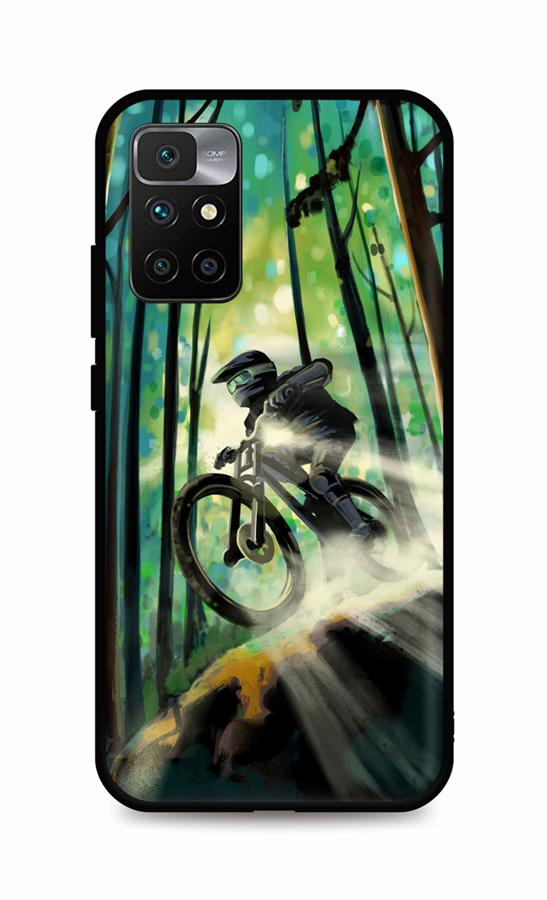 Levně Kryt TopQ Xiaomi Redmi 10 silikon Mountain Bike 66681 (pouzdro neboli obal na mobil Xiaomi Redmi 10)